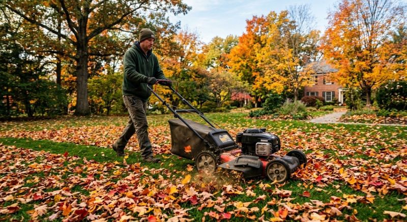 Leaves Mowing in Bowie, MD