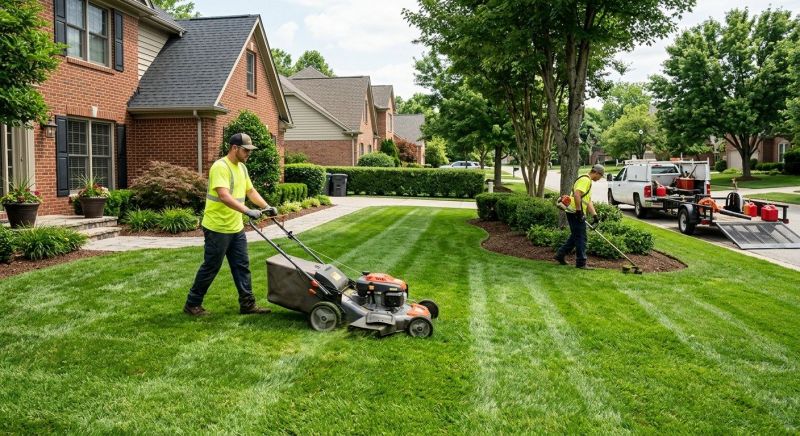Routine Lawn Maintenance in Bowie, MD