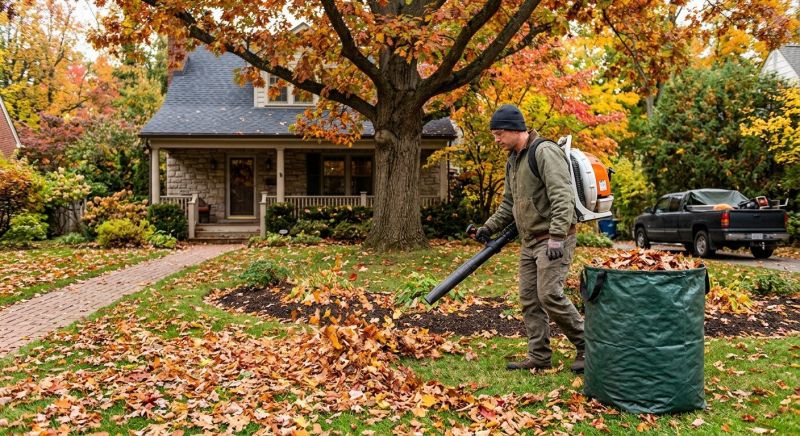 Autumn Leaf Removal in Ventura County, CA