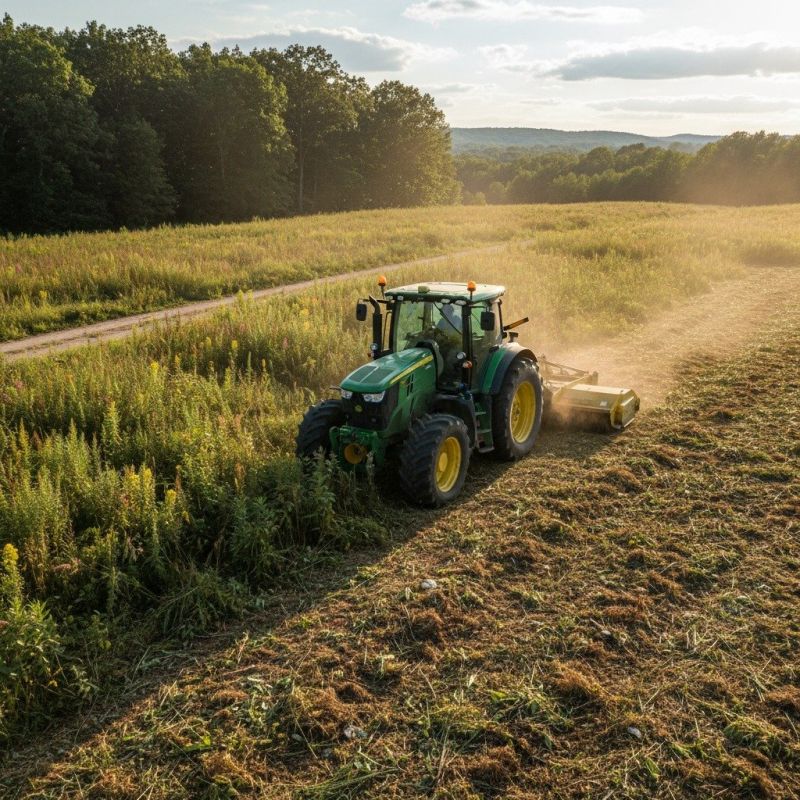 Bush Hog Mowing in Calvert County, MD