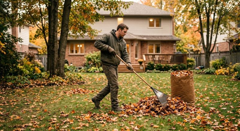 Leaf Raking Service in Ventura County, CA