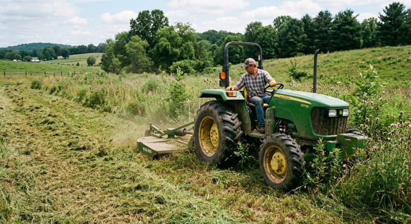 Pasture Bush Hogging in Calvert County, MD