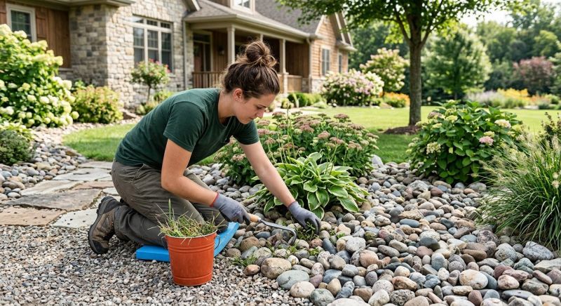 Rock Bed Weeding in Rockwall, TX