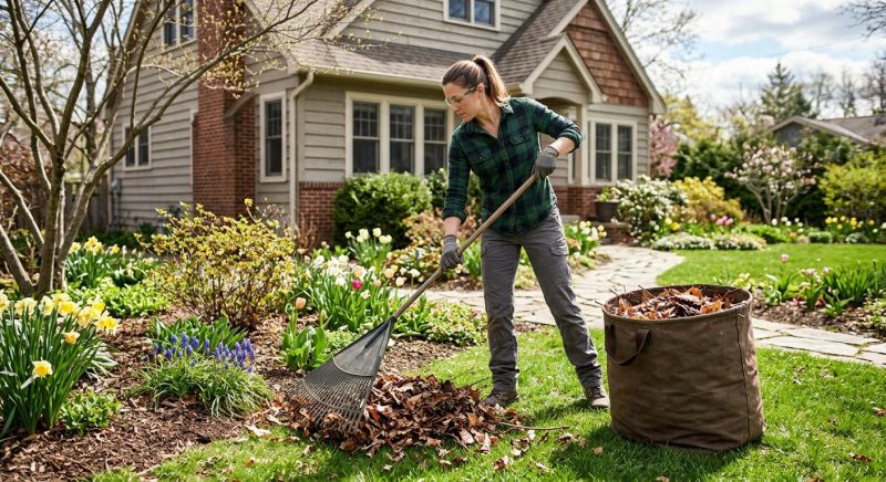 Spring Lawn Cleanup in Ventura County, CA