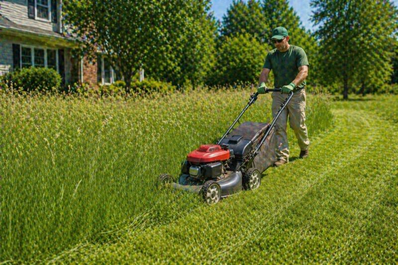 Tall Grass Mowing in Bowie, MD