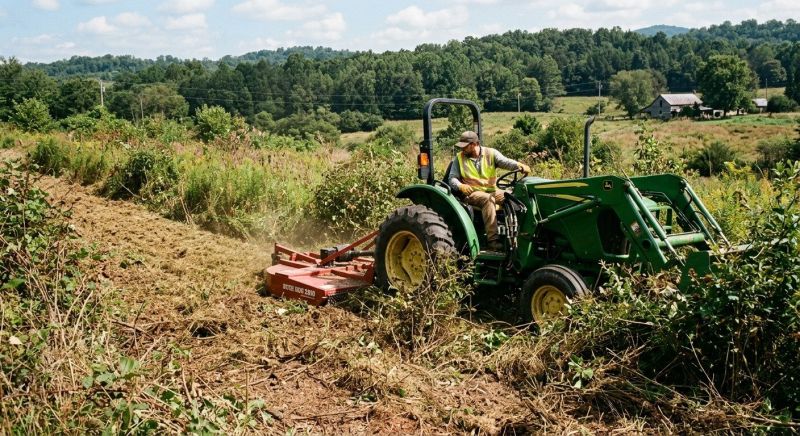 Tractor Mowing in Calvert County, MD